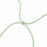 For iPhone 11 TPU Case Fiber Lining Protective Phone Cover with Long Lanyard - Matcha Green - 5