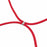 For Samsung Galaxy A14 5G / A14 4G Case Fiber Lining Rubberized TPU Cover with Long Lanyard - Red - 5