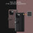 For iPhone 15 Plus Case Genuine Split Leather Phone Cover with Wallet Stand - Brown - 7