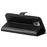 For iPhone 15 Pro Max Anti-Scratch Litchi Texture Phone Cover Wallet Flip PU Leather Phone Case - Black - 4