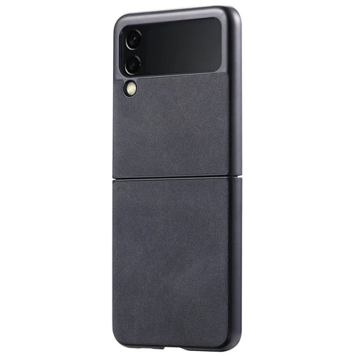 VILI TR Series Phone Cover for Samsung Galaxy Z Flip3 5G Leather Coated Protective PC Case - 1