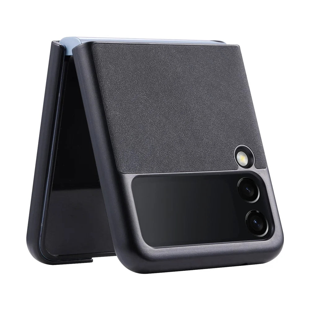 VILI TR Series Phone Cover for Samsung Galaxy Z Flip3 5G Leather Coated Protective PC Case - 3