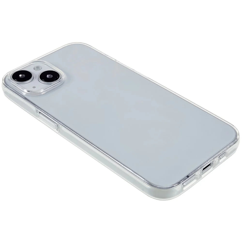 For iPhone 15 Flexible TPU Clear Phone Cover Super Slim Shockproof Cell Phone Case Shell - 4