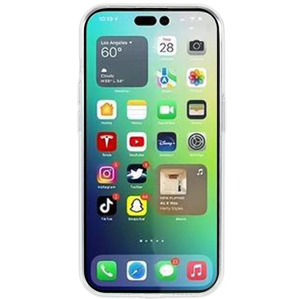 Super Slim TPU Phone Cover for iPhone 15 Pro , HD Clear Shell Dustproof Cell Phone Case - 3