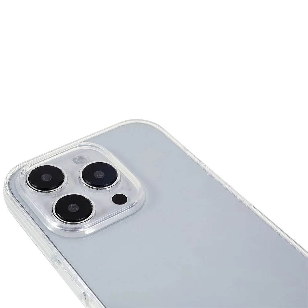 For iPhone 15 Pro Max Super Slim TPU Clear Phone Cover Dustproof Cell Phone Case - 5