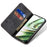 PU Leather Case for OnePlus Nord CE3 5G Stand Wallet Jeans Cloth Texture Phone Cover - Black - 2