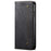 PU Leather Case for OnePlus Nord CE3 5G Stand Wallet Jeans Cloth Texture Phone Cover - Black - 5