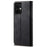 PU Leather Case for OnePlus Nord CE3 5G Stand Wallet Jeans Cloth Texture Phone Cover - Black - 6
