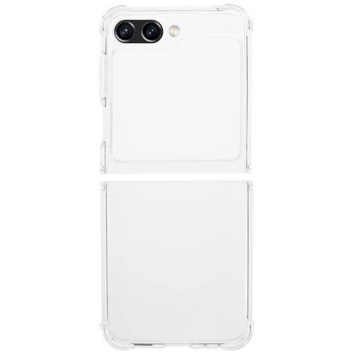For Samsung Galaxy Z Flip5 5G Transparent TPU Phone Case Two-Piece Design Anti-Scratch Phone Cover - 1
