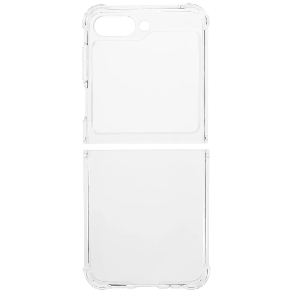 For Samsung Galaxy Z Flip5 5G Transparent TPU Phone Case Two-Piece Design Anti-Scratch Phone Cover - 2
