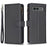 BF Style-19 for Google Pixel 7a Dustproof PU Leather Phone Case Wallet Stand Zippered Shell Cover - Black - 1