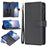 BF Style-19 for Google Pixel 7a Dustproof PU Leather Phone Case Wallet Stand Zippered Shell Cover - Black - 5