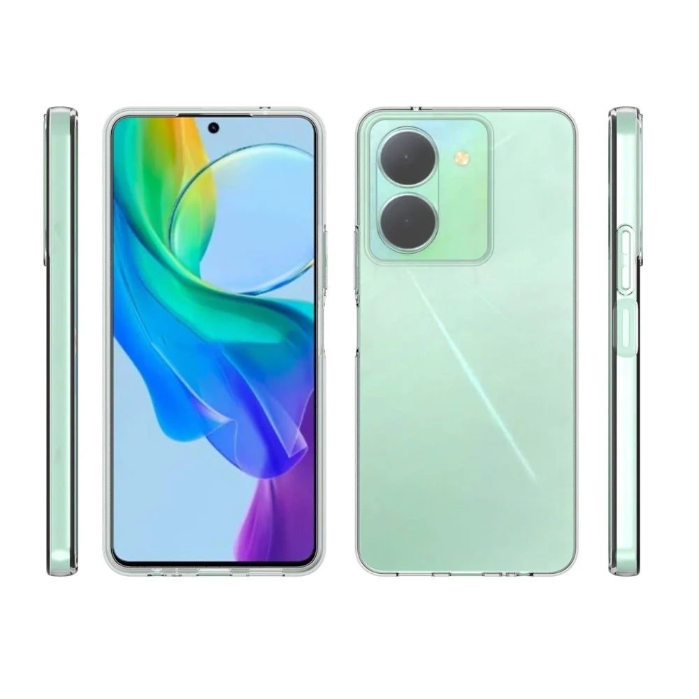 10Pcs / Pack For vivo Y78 5G HD Clear Phone Case Inner Watermark-Free Soft TPU Phone Cover - 7
