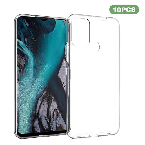 10Pcs / Pack For Nokia C22 Soft TPU Clear Phone Case Inner Watermark-Free Phone Cover - 1