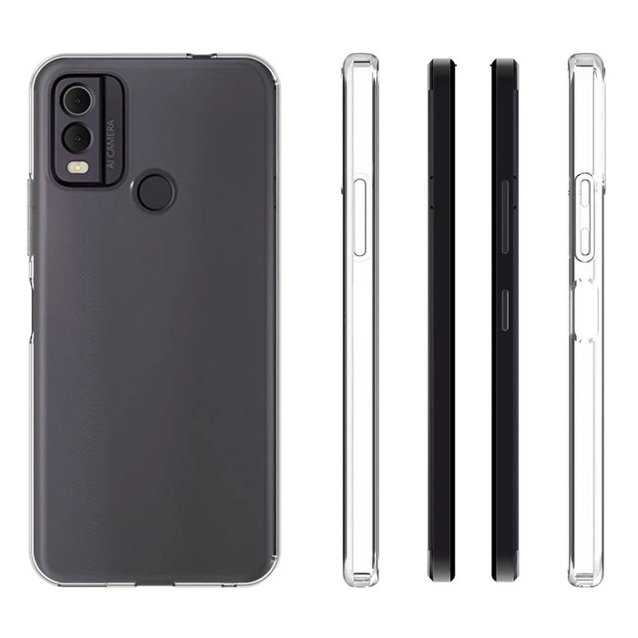 10Pcs / Pack For Nokia C22 Soft TPU Clear Phone Case Inner Watermark-Free Phone Cover - 5