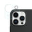 NORTHJO For iPhone 14 Pro Magnetic Silicone Phone Case with Tempered Glass Film+Camera Lens Protector - Black - 4