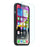 NORTHJO For iPhone 14 Plus Soft Touch Silicone Magnetic Phone Case with Tempered Glass Film+Camera Lens Protector - Black - 3