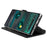 Card Holder Phone Case for Google Pixel 8 , Mirror Design PU Leather Stand Phone Cover - Black - 3