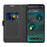 For Google Pixel 8 PU Leather Stand Phone Case Card Slot Full Protection Phone Cover - Black - 2