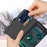 For Google Pixel 8 PU Leather Stand Phone Case Card Slot Full Protection Phone Cover - Black - 5
