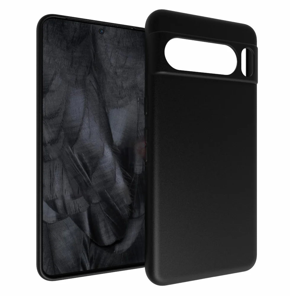 10Pcs / Pack for Google Pixel 8 Pro Dual-sided Matte Finish TPU Case Anti-scratch Phone Cover - Black - 2