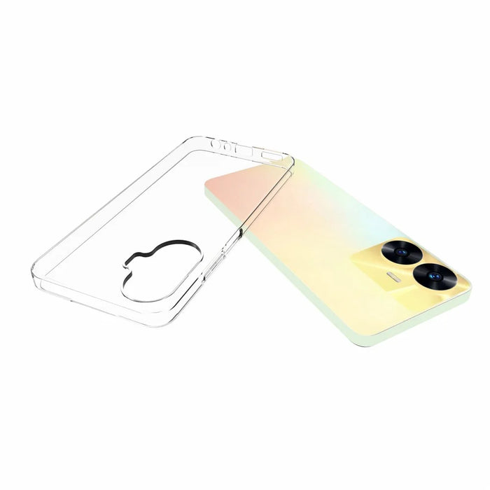 10Pcs / Pack Transparent TPU Phone Case for Realme C55 4G , Inner Watermark-Free Cell Phone Cover - 3