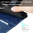 For Google Pixel 7a Calf Texture Leather Phone Case Zipper Pocket Wallet Flip Stand Cover - Blue - 7