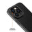 For iPhone 12 / 12 Pro Compatible with MagSafe Translucent Matte PC+TPU Case Skin-touch Phone Cover - Black - 3
