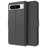 For Google Pixel 8 Pro Card Holder Phone Case PU Leather + TPU Phone Stand Cover - Black - 1