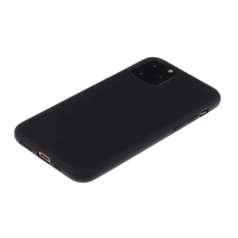 Matte Phone Cover for iPhone 15 Pro Max , Slim-Fit Phone Shell Anti-Fingerprint Soft TPU Phone Case - Black - 2