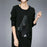 For iPhone 15 Eco-Friendly Phone Case Compostable Wheat Straw+TPU Shock Absorbing Cover with Lanyard - Black - 3