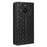 Rhombus Imprinted Shell for Realme 11 Pro 5G / 11 Pro+ 5G PU Leather Phone Cover Stand Case - Black - 6