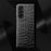 For Samsung Galaxy Z Fold5 5G Crocodile Texture Folding Phone Case PU Leather Coated PC Cover - Black - 4