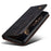 For vivo S17e 5G Waxy Crazy Horse Texture Wallet Case PU Leather Stand Protective Phone Cover - Black - 4