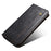 For vivo S17e 5G Waxy Crazy Horse Texture Wallet Case PU Leather Stand Protective Phone Cover - Black - 5