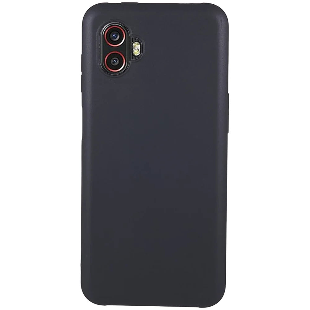 For Samsung Galaxy Xcover6 Pro 5G Matte Finish Phone Case Anti-scratch TPU Phone Cover - Black - 1