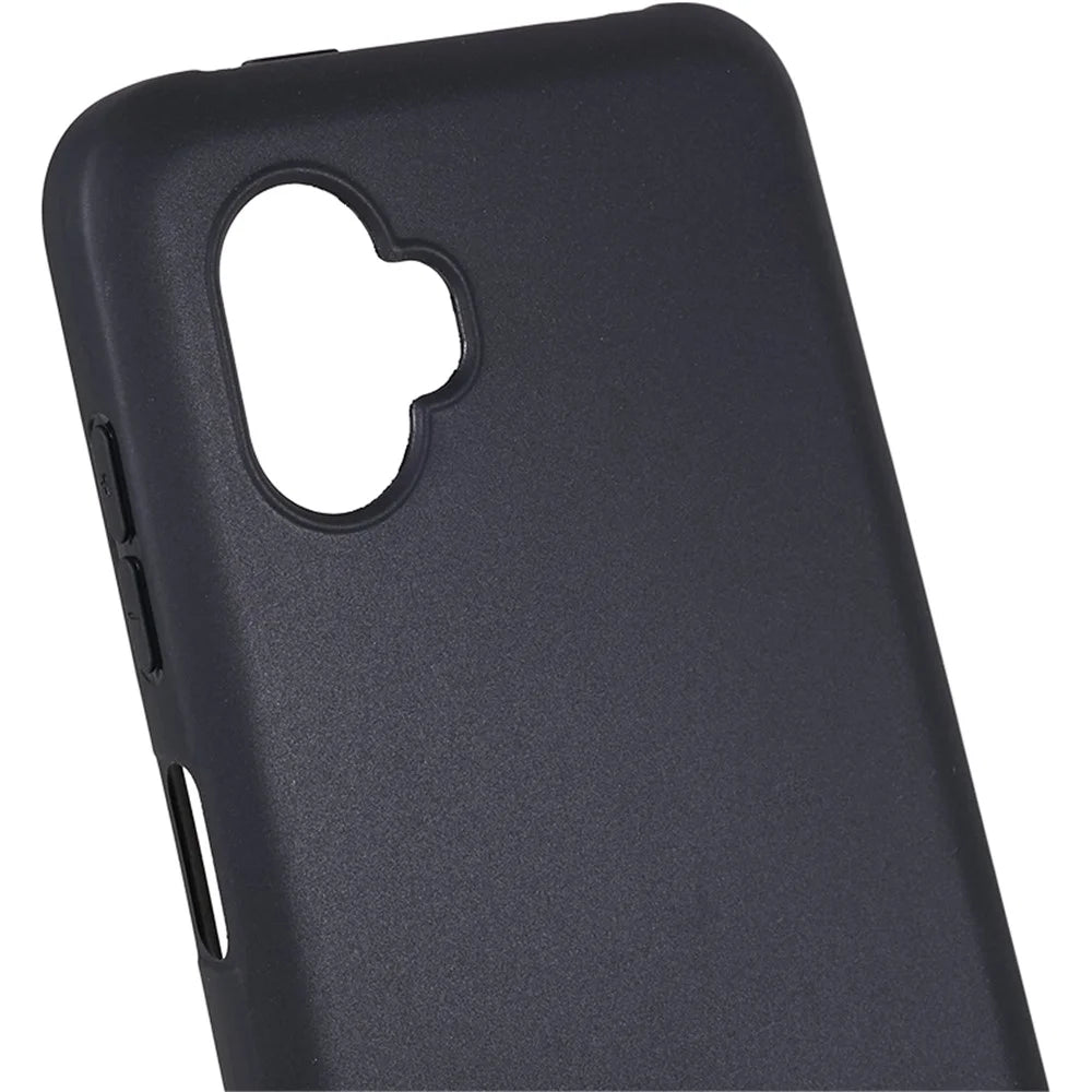 For Samsung Galaxy Xcover6 Pro 5G Matte Finish Phone Case Anti-scratch TPU Phone Cover - Black - 6