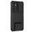For Samsung Galaxy A34 5G Kickstand Phone Case PC + TPU Phone Protector with Slide Camera Cover - Black - 2
