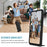 For Samsung Galaxy A34 5G Kickstand Phone Case PC + TPU Phone Protector with Slide Camera Cover - Black - 7