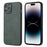 For iPhone 14 Pro Scratch Resistant Phone Cover PU Leather Coated TPU Case - Green - 1