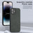 For iPhone 14 Pro Scratch Resistant Phone Cover PU Leather Coated TPU Case - Green - 3