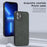 Phone Cover for iPhone 13 Pro Max 6.7 inch PU Leather Coated TPU Protective Case - Green - 3