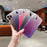 For iPhone 14 Pro Max Suitcase-Shaped Acrylic+TPU Phone Case Laser IMD Design Mobile Phone Cover Shell - Grey - 7