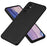 For Samsung Galaxy M14 5G Fiber Lining Soft TPU Phone Case 2.2mm Thickness Rubberized Phone Cover - Black - 1