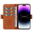 YIKATU YK-003 For iPhone 15 Pro Max PU Leather Wallet Cover Magnetic Clasp Phone  Stand Case - Brown - 2