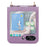 For Samsung Galaxy Z Flip5 5G PU Leather PC Phone Case Anti-Drop Protective Cover with Shoulder Strap - Purple - 4
