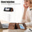 For Samsung Galaxy Z Flip5 5G RFID Blocking Card Bag Case PU Leather+PC Phone Cover with Kickstand - Brown - 6
