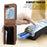 For Samsung Galaxy Z Flip5 5G RFID Blocking Card Bag Case PU Leather+PC Phone Cover with Kickstand - Brown - 7