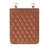 Grid Imprinted PU Leather PC Case for Samsung Galaxy Z Flip5 5G Protective Phone Shell with Shoulder Strap - Brown - 4