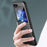 Crocodile Texture Phone Case for Samsung Galaxy Z Flip5 5G PU Leather Hard PC Phone Shell - Black - 3